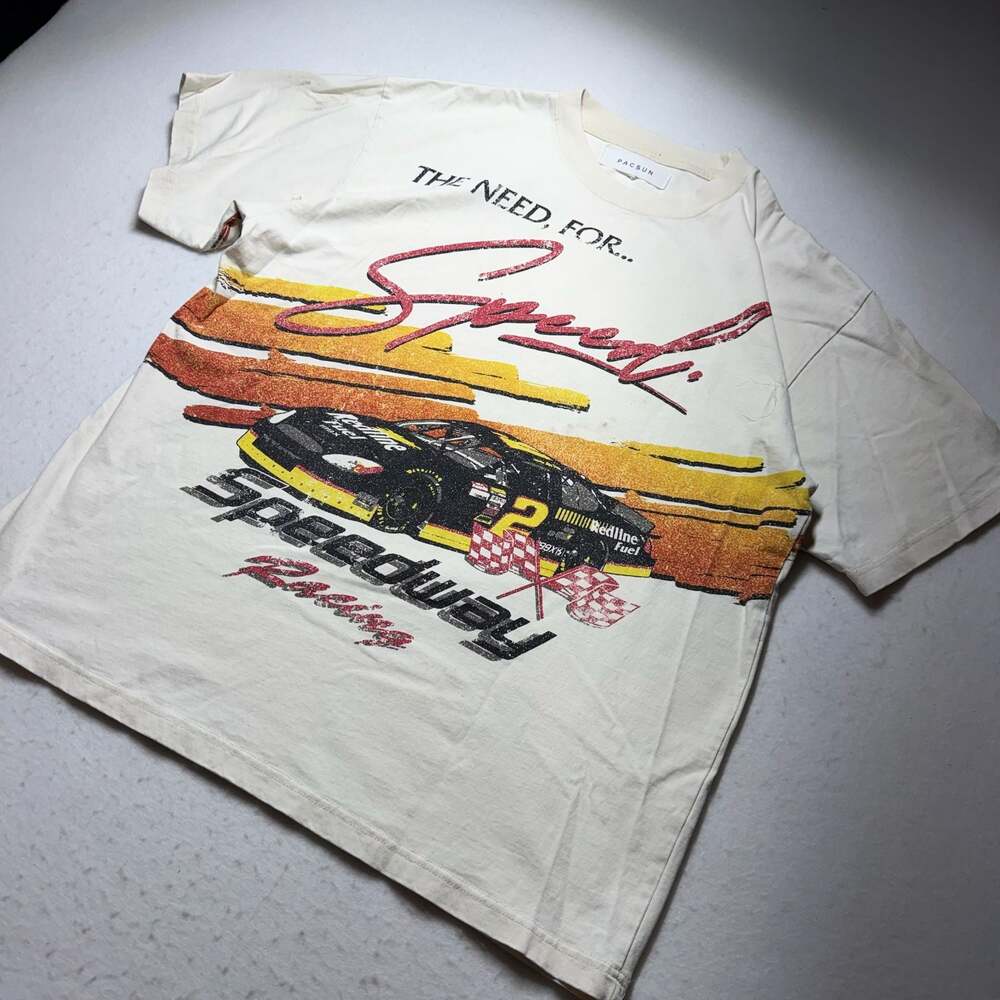 Pacsun The Need For Speed Oversized Graphic T-Shirt